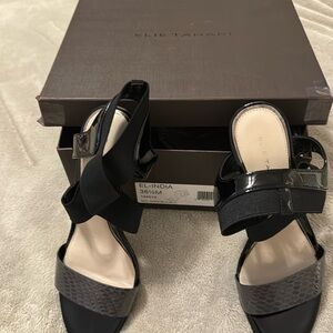 Elie Tahari El-India strap heels